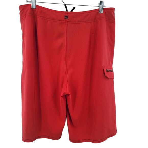 Quiksilver Cypher Men's Swim Board Shorts 4 Way stretch Size 34 - Picture 2 of 3